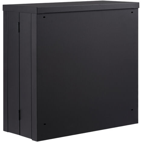 Mophorn – Armoire murale pliable 26 po – Capacité 240 lb – Acier laminé à froid – Étagères réglables – Portes à sécurité magnétique – Pour garage et bureau (1/5)