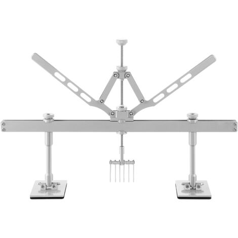Mophorn Kit de barre de levier de débosselage en acier et aluminium, crochet à 6 griffes