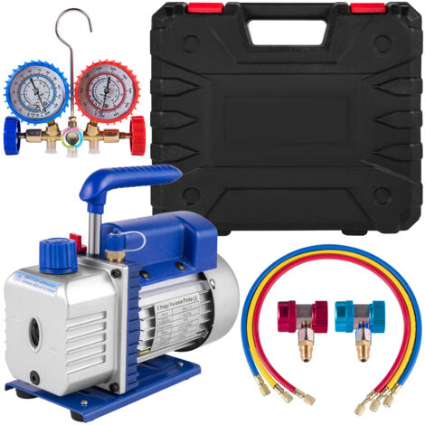 Mophorn – Pompe à vide 4CFM 1/4HP – Débit 4 CFM – Tension 220V – Pression 5 Pa – Compatible R134A pour réfrigération et climatisation