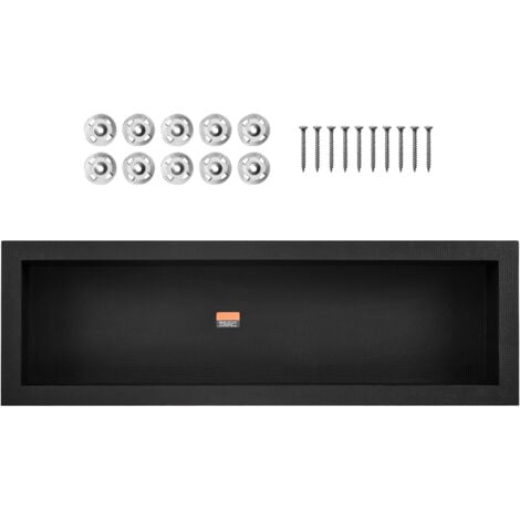 VEVOR Niche De Douche Encastrable 40,6x127cm - Étagère De Rangement Pour Salle De Bain | Étanche Et Moderne