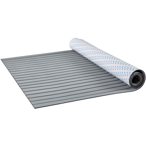 Mophorn Revêtement de sol en mousse EVA pour bateau, 94,5" x 45,7", antidérapant, autocollant, 29,9 pieds carrés, tapis marin pour bateaux, yachts, pontons, kayaks
