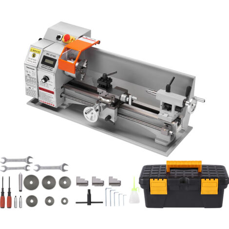 Mophorn – Tour à métaux 7'' x 16'' – Moteur sans balais 800W – Vitesse variable 150-2500 RPM – Idéal pour pièces complexes (1/5)