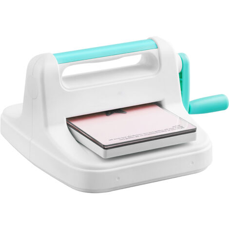 Mophorn Machine de découpe et de gaufrage manuelle, blanche, machine de scrapbooking portable conviviale de 6 pouces, kit complet inclus. Kit complet pour les arts, l'artisanat, le scrapbooking