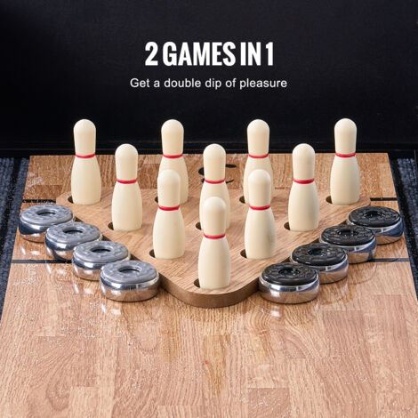Lot De 24 Palets De Shuffleboard Miniature – Jeu De Table Intérieur/extérieur, Pour Tous âges - 10
