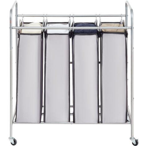 Chariot à Linge Commercial à Roulettes – Capacité De 400 L En