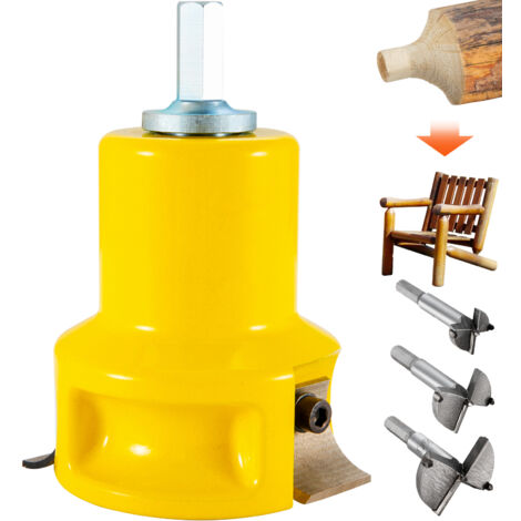 Mophorn – Coupe-tenon 1,5'' pour bois dur – Aluminium durable – Lames doubles courbées – Finition lisse pour projets de menuiserie