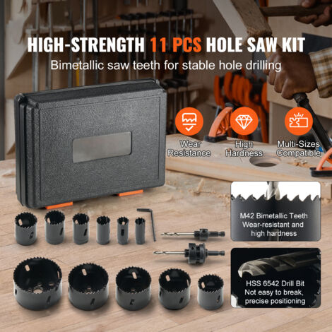 Mophorn Scie Cloche Diamantée 6 Pièces - Kit Forets 20 à 68mm Pour Carrelage Granit Marbre