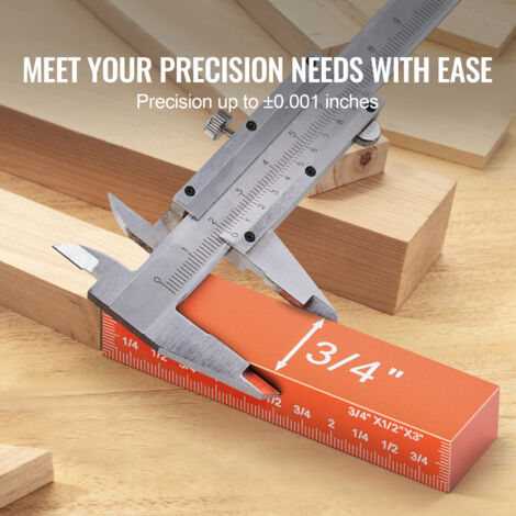 Blocs De Jauge En Aluminium 15 Pièces - Pour Réglage Précis En Travail Du Bois - Précision ±0.001"