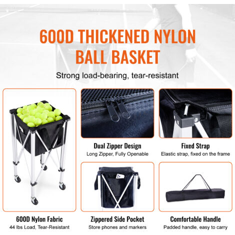 Panier à Balles De Tennis - Babolat UNI - Aluminium - Bleu Moyen