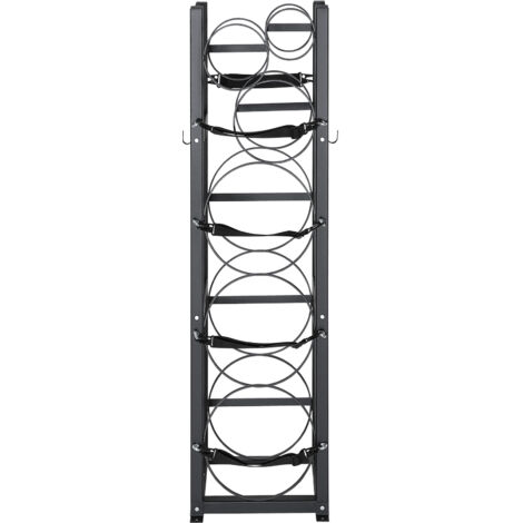 Mophorn Support de réservoir de réfrigérant - Peut contenir 3 x 30 lb et 3 petits réservoirs de bouteilles, 12,79 x 12,99 x 47,12 po, support de bouteille pour fréon, gaz, oxygène, azote