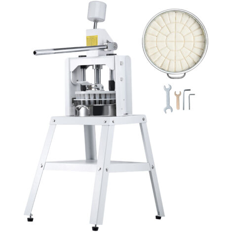 Mophorn Diviseur de pâte plus rond, 40 pièces, coupe-pâte manuel, capacité de 1,06 oz à 4,94 oz, diviseur de presse manuelle avec plateau et lame en acier inoxydable 304, idéal pour les boulangeries (1/5)