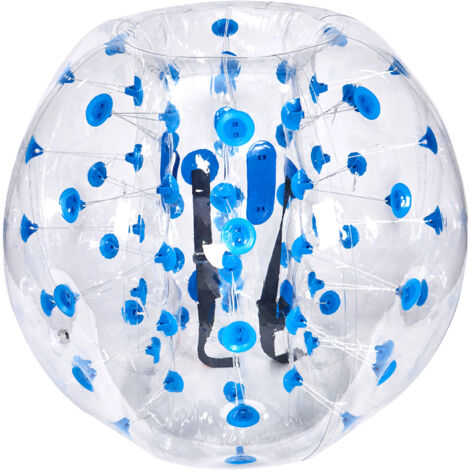 VEVOR - Ballon Pare-chocs Géant Gonflable 2 Pièces, 1,5 M, Rouge Et Bleu