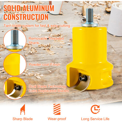Coupe-Tenon En Acier Haute Teneur Carbone 20 Mm - Porte-Outils 13 Mm Pour Travail Du Bois Professionnel