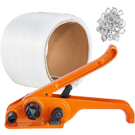 Kit De Cerclage VEVOR - Outil Tendeur + 100m De Cordon - Pour Emballage Et Arrimage