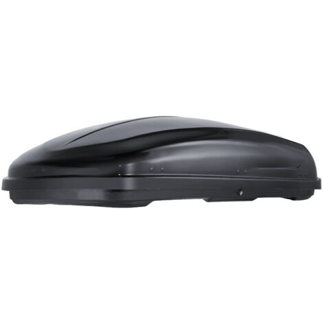 Mophorn Coffre de toit 8 pi3, coque rigide en ABS, ouverture double face, sangles renforcées, aérodynamique, compatible avec la plupart des barres transversales, pour voiture, SUV, break, noir
