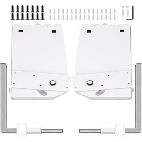 Mophorn – Kit de quincaillerie pour lit escamotable vertical – Acier inoxydable – Charge maximale 450 kg – Pour lits king et queen size – Installation rapide (1/5)