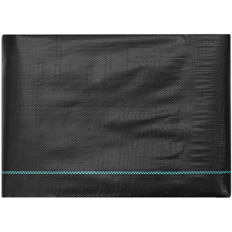 Mophorn Tissu anti-mauvaises herbes 4 x 100 pieds, tissu tissé en polypropylène pour jardin, allée et applications géotextiles, tapis de contrôle des mauvaises herbes, noir (1/5)