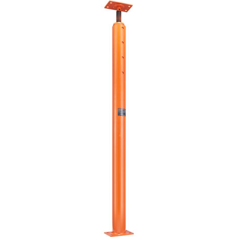 Mophorn Cric de sol House, plage de hauteur de 54 à 150 pouces, capacité de charge maximale de 11 200 lb, poteau de vérin télescopique en acier réglable pour le nivellement du sous-sol (1/5)