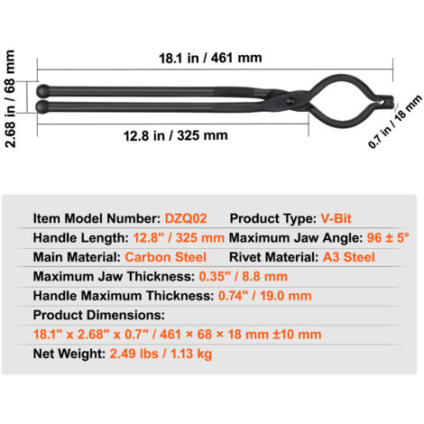 Pince À Bec Long Droit 200mm Kreator KRT601002