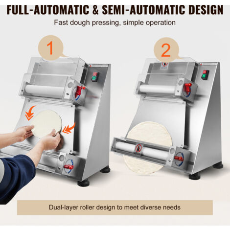 MITLOW Machine À Pâte À Pizza, Machine À Pâte Manuelle avec Base en