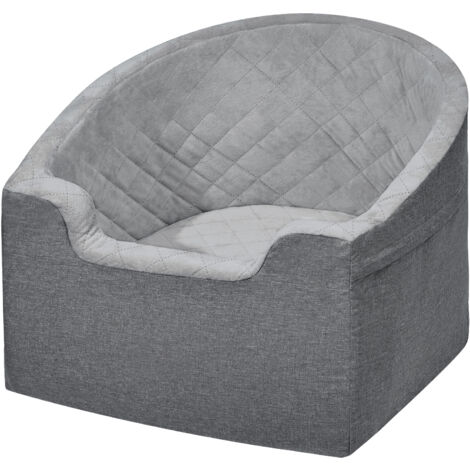 Mophorn Siège auto pour chien, rehausseur imperméable et fiable pour la voiture, équipé d'une pochette de rangement, d'une laisse de sécurité et d'un rembourrage en éponge, adapté aux chiens
