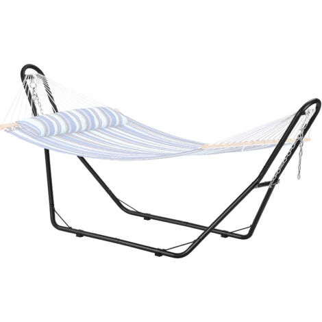 Support De Hamac Portable - Cadre En A, 100 Kg Max, Pour Intérieur/extérieur - Idéal Jardin Ou Balcon - 4