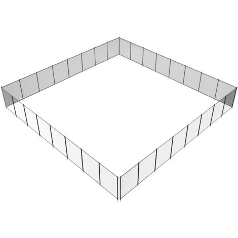 Mophorn – Clôture de piscine amovible 4x96 pi – Maille en PVC Teslin 340 g – Installation rapide et facile – Sécurise enfants et animaux