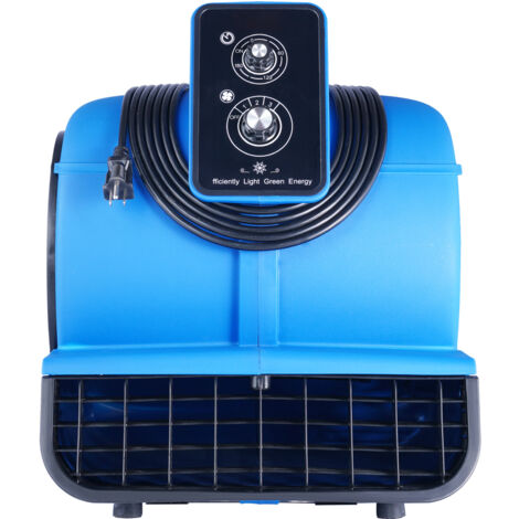 Souffleur De Sol Portable – 500W, 3 Vitesses, 4 Angles – Séchage Rapide Tapis, Ventilation Atelier, Garage