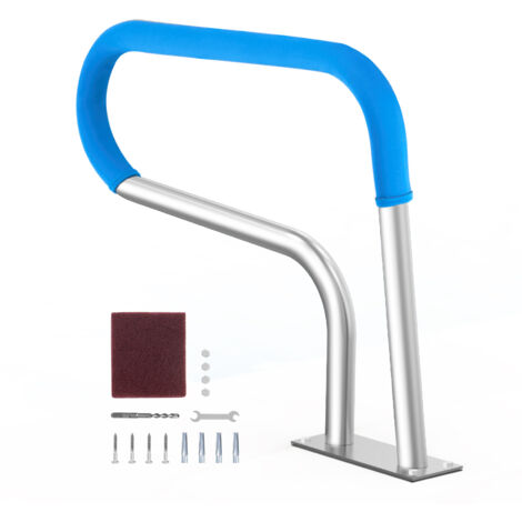 Mophorn – Rampe de piscine en acier inoxydable 304 – Dimensions 32 x 23 pouces – Charge maximale 220 lb – Installation facile sur béton, bois, carrelage