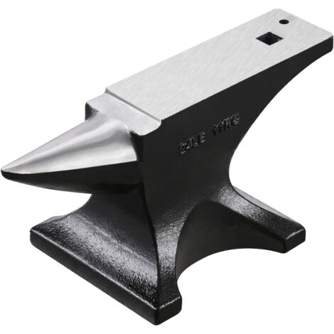 Mophorn – Enclume à corne simple 25 lb – Acier moulé haute dureté – Surface de travail 312 x 64 mm – Pour forge et travail du métal