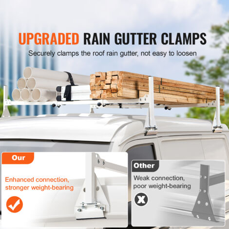 Van Roof Lot de 4 Kit de montage,Rack de toit en acier inoxydable 304 pour Promaster Ducato Jumper Boxer Boxer Movano Citroën Solution de bricolage pour panneaux solaires, terrasses de toit, auvents