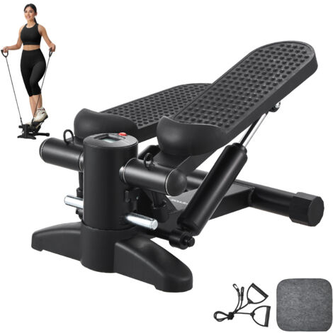 Mini Stepper Panana – écran LCD, Bandes De Résistance, Antidérapant – Fitness Compact