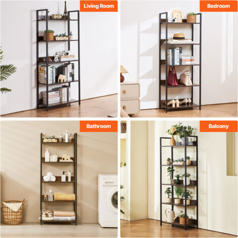 Bibliothèque Sapiens | Noir - Petit étagère Colonne Verticale Autoportante étagères Design