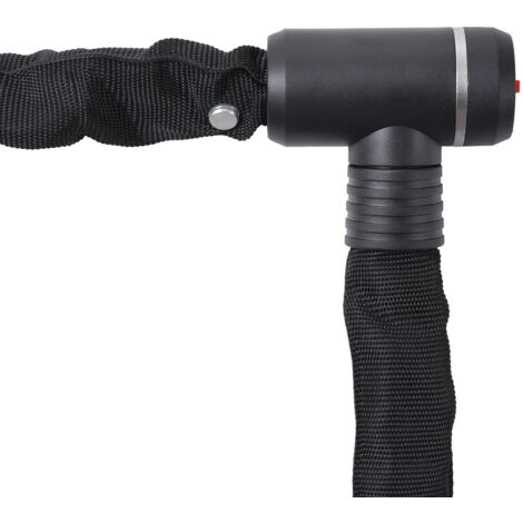 Antivol Vélo/moto à Chaîne Robuste 1.2m - Cadenas De Sécurité, Fabriqué Au Royaume-Uni, Couleur Noire