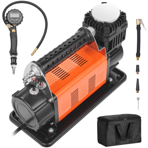 Mophorn Compresseur d'air robuste 12 V - Kit de gonflage de pneus avec manomètre numérique inclus, gonfleur de pneus portable 7,06 CFM, pompe à air tout-terrain 150 PSI avec adaptateurs pour camions (1/5)