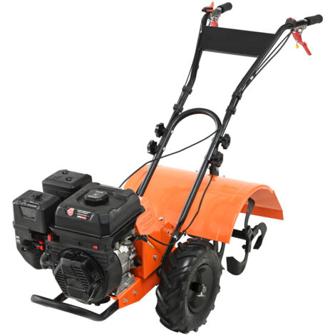 Mophorn – Motobineuse thermique 212CC – 4 temps – 4 fraises réglables en acier – Largeur de culture 490mm – Profondeur 100mm – Pour terrains accidentés