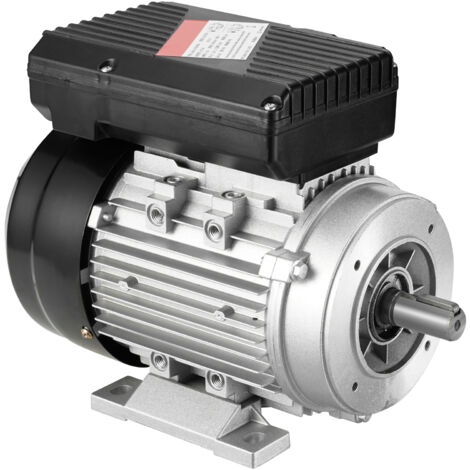 Mophorn – Moteur électrique monophasé 0,75 kW 220-240 V – Courant 5,15 A – Vitesse 2850 tr/min – Arbre 19 mm claveté – Rotation CW/CCW