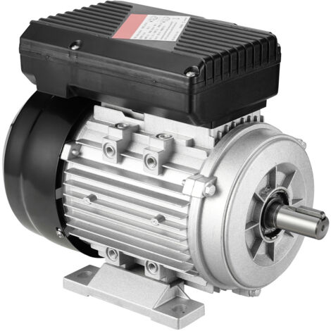 Mophorn – Moteur électrique 0,55 kW – Tension 220-240V – Vitesse 1400 tr/min – Arbre claveté 19 mm – Cadre B3 pour pompes et machines agricoles