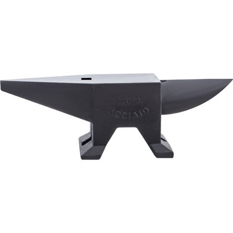 Mophorn Enclume en fonte 132 lb (60 kg), enclume à corne unique avec grand plan de travail, haute dureté, base stable, pour la forge, le pliage et le façonnage