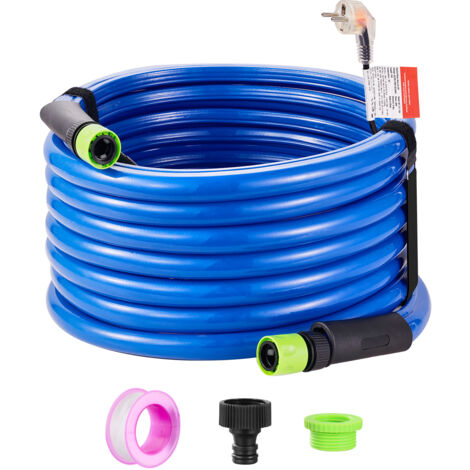 Tuyau D'eau Chauffant Pour Camping-car 15,3 M - Résiste Jusqu'à -42,7°C - Diamètre Intérieur 16 Mm - Sans BPA