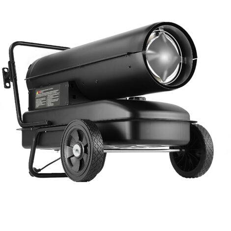 Mophorn – Chauffage de chantier au fioul 100 000 BTU – Portable avec thermostat – Pour grands espaces jusqu'à 1200 m³ – Acier laminé à froid