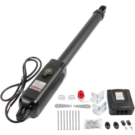 Mophorn – Kit de motorisation de portail – Ouvre-porte électrique 80W – Longueur 5,5 m – Charge max 380 kg – Télécommande incluse