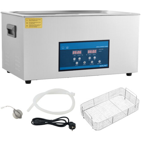 Mophorn  Nettoyeur à ultrasons double fréquence22L avec chauffage pour bijoux et lunettes