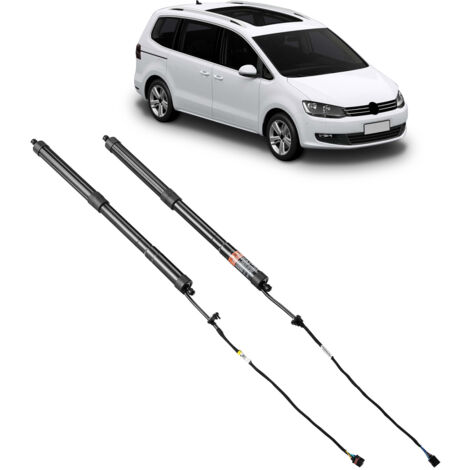 Mophorn Support de hayon arrière gauche et droit, compatible avec VW Sharan 2010-2023 (7N, 7N1, 7N2), amortisseur de hayon électrique, remplace OE 7N0827851E 7N0827851G (2 pièces) (1/5)