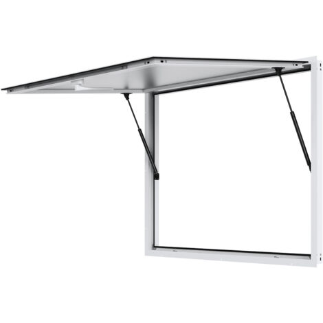 Mophorn – Fenêtre de concession en aluminium 48'x36' – Angle d'ouverture 85° – Pour chariots de restauration et remorques mobiles – Construction durable (1/5)