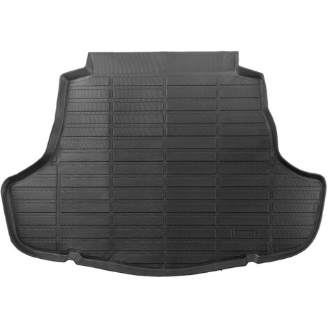 Mophorn Tapis de coffre pour Toyota Camry Hybrid 2018-2025, ajustement précis, inodore, durable, protection de coffre en TPE, tapis de coffre de rechange, noir (1 pièce)
