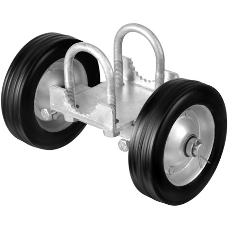Mophorn Kit de portail coulissant, kit de quincaillerie pour portail roulant de 6 po, charge de 600 lb, réglable, noir (1/5)