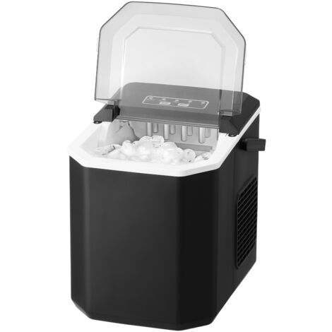 Machine à Glaçons Portable Comptoir - 9 Glaçons En 6 Minutes, 26 Lbs, Noire, Neuve Sous Emballage