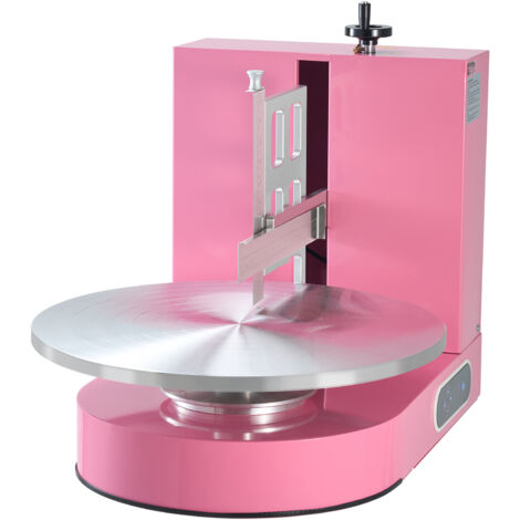 Mophorn Machine de décoration de gâteaux - Équipement de glaçage de gâteaux à faible bruit. Enrobeuse de crème avec plateau tournant à grattoir réglable (1/5)