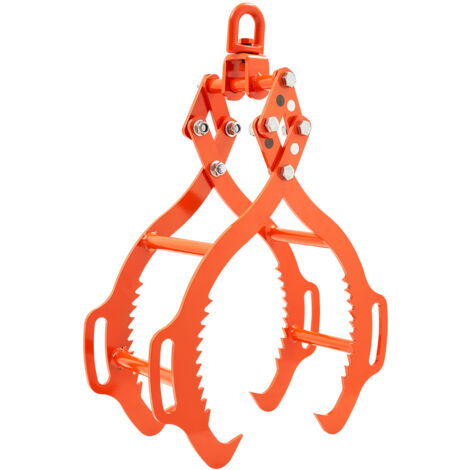 Mophorn Pinces de levage de grumes de 28 po - 4 griffes robustes, capacité de 1 000 lb, conception Eagle Claw pour tâches forestières polyvalentes